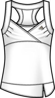 Adidas Womens Ad Tank 0109- White