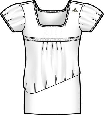 Adidas Girls Ad Capsleeve Top 0109- White