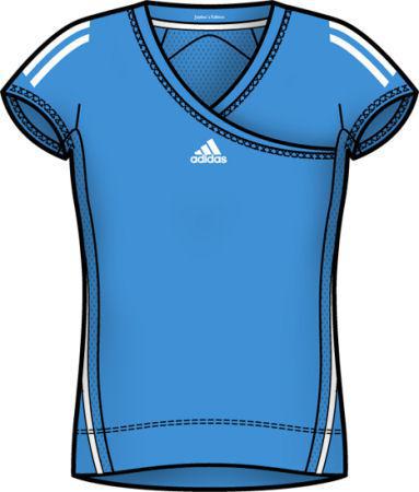 Adidas Girls Comp Capsleeve AO09- Cyan
