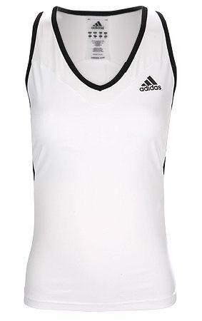 Adidas Womens Comp Tank Top- White/Black