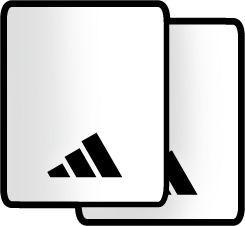 Adidas Tennis Long Wristbands 09- White/Black