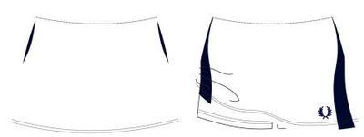 Fred Perry Womens Tennis Skort 03/08 White