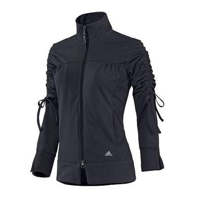 Adidas Womens Yatra Studio Warm Up Tracktop- Phantom