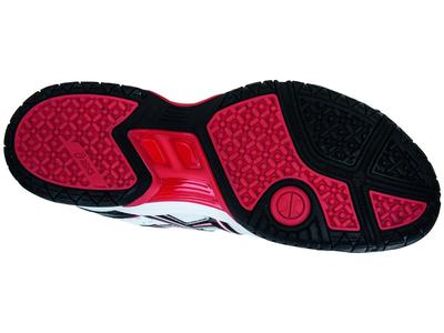Asics Mens GEL-Dedicate 3 Omni Court Tennis Shoes - White/Red - main image