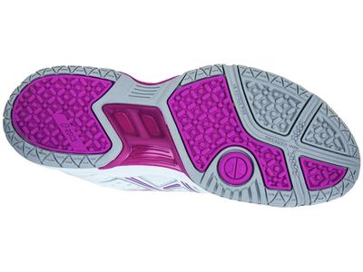 Asics Womens GEL-Dedicate 3 OC Tennis Shoes - White/Pink - main image