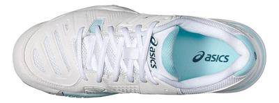 Asics Womens GEL-Challenger 10 Tennis Shoes - White/ Blue