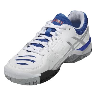 Asics Womens GEL-Challenger 10 Tennis Shoes - White/Silver/Powder Blue - main image