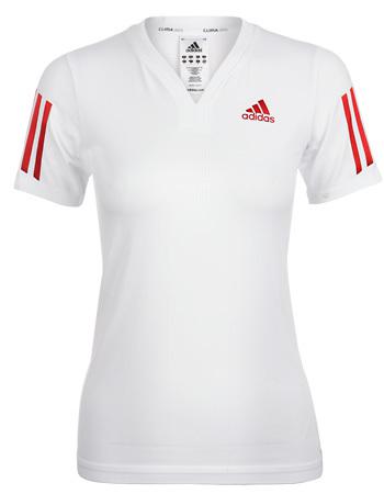 Adidas Girls Comp Seamless Capsleeve SF09- White/Red