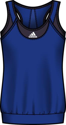Adidas Womens Adilibria Tank- Cobalt/Night Purple