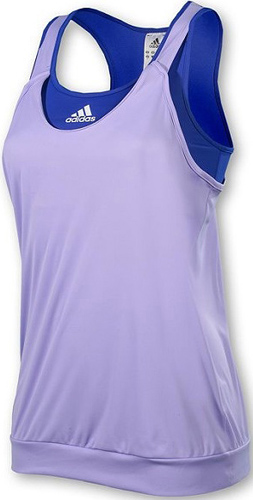 Adidas Womens Adilibria Tank- Med Purple/Cobalt
