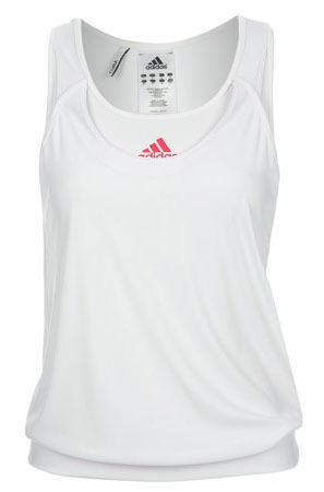 Adidas Womens Adilibria Tank- White/Coral