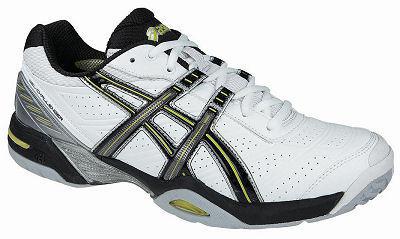 Asics Mens Gel Challenger 7 Omni Tennis Shoes- White/Black