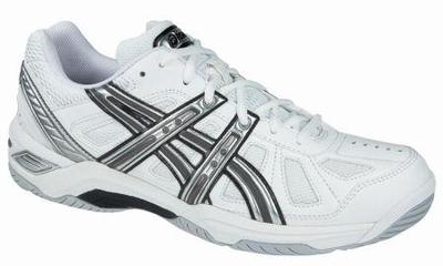 Asics Mens Gel Game 2 Tennis Shoes 09- White/Silver (rrp �50)