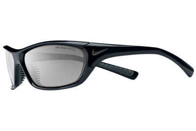 Nike Veer Sports Sunglasses- BlackFrame/Grey Lens plus Orange Blaze Lens