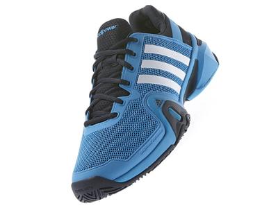 Adidas Mens adipower Barricade 8 Tennis Shoes - Solar Blue - main image