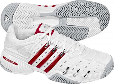 Adidas Mens Barricade V 0109 Tennis Shoes- Phantom/Silver