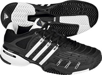 Adidas Mens Barricade V 0109 Tennis Shoes- Phantom/Silver