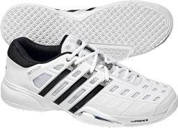 Adidas Feather IV Grass Court Shoes - White/Black - main image