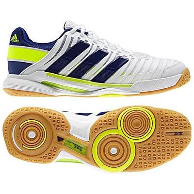 Adidas Mens adiPower Stabil 10.1 Indoor Shoes - White/Hero Ink - main image