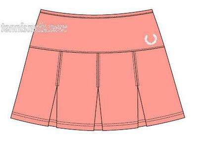Fred Perry Girls Skirt Peach