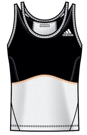 Adidas Girls Comp Tank Black/White