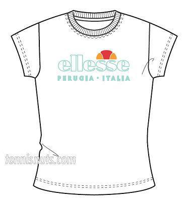 Ellesse Girls Massi Tee White
