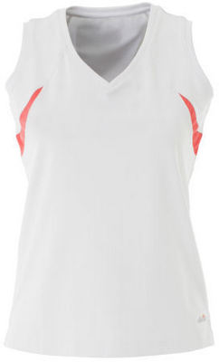 Ellesse Girls Izzi V Neck Tank White