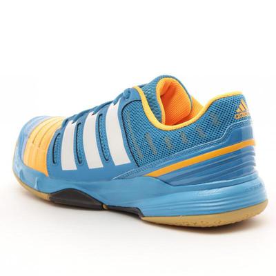Adidas Mens Court Stabil 11 Indoor Shoes - Blue/Yellow - main image