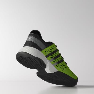 Adidas Kids Barricade 8+ xJ Junior Tennis Shoes - Solar Green - main image