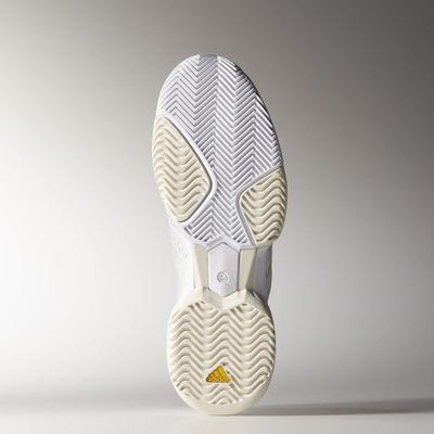 Adidas Womens Stella McCartney Barricade 2015 Tennis Shoes - White/Yellow - main image