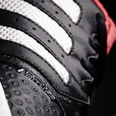 Adidas Mens Barricade Team 4 Tennis Shoes - Black/Silver/Red - main image
