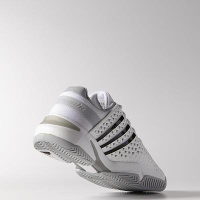 Adidas Mens adipower Barricade 8+ Tennis Shoes - White - main image
