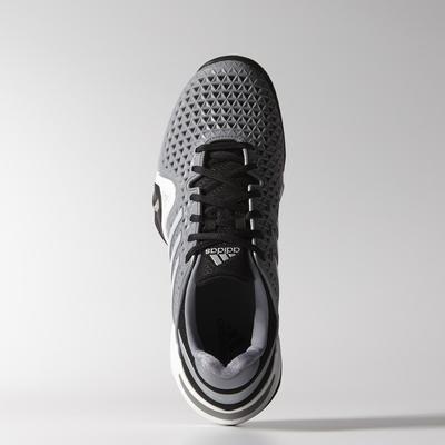 Adidas Mens Adipower Barricade 8+ Tennis Shoes - Tech Grey