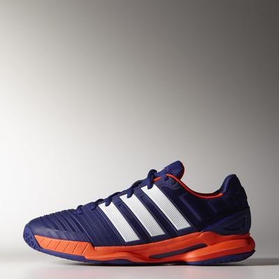 Adidas Mens adiPower Stabil 11 Indoor Shoes - Purple/Red - main image