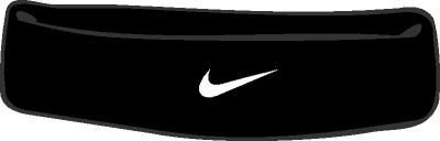 Nike swoosh headband - black