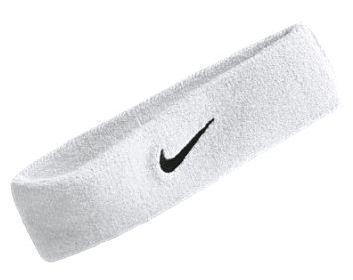 Nike swoosh headband - White