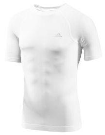 Adidas Mens TechFit Seamless Compression Top White