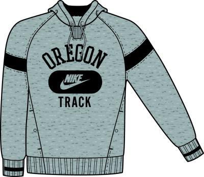 Nike Mens Track Hoody Dark Grey