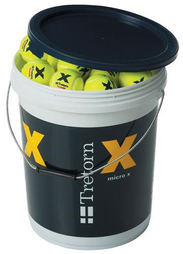 Tretorn Micro-X Yellow Trainer Tennis Balls - 6 Dozen Bucket
