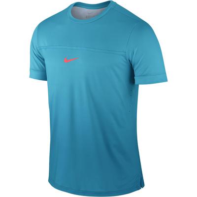 Nike Mens Challenger Premier Rafa Crew Gradient - Vivid Blue