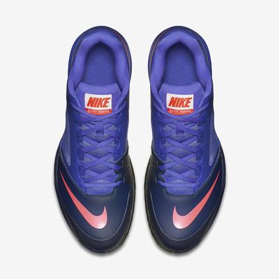 Nike Mens Dual Fusion Ballistec Advantage Tennis Shoes - Persian Violet/Midnight Navy