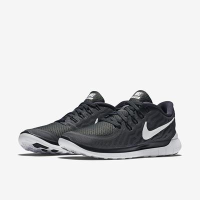 Nike Womens Free 5.0 Running Shoes - Black/Grey - main image