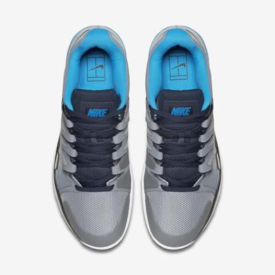 Nike Mens Zoom Vapor 9.5 Tour Tennis Shoes - Grey/Blue - main image