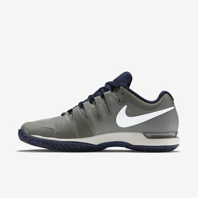 Nike Mens Zoom Vapor 9.5 Tour Tennis Shoes - Grey/White - main image