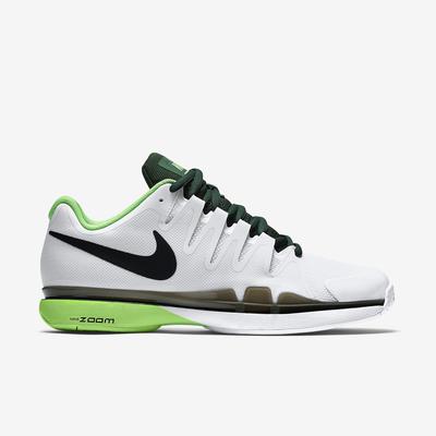 Nike Mens Zoom Vapor 9.5 Tour Tennis Shoes - White/Black/Green - main image