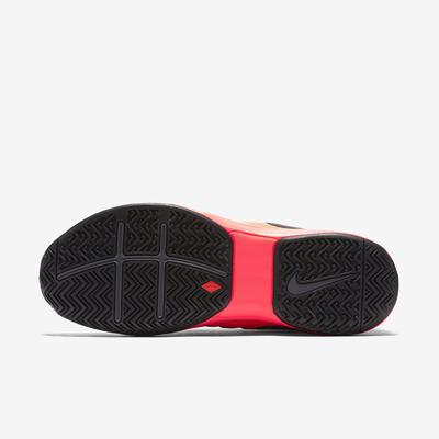 Nike Mens Zoom Vapor 9.5 Tour Tennis Shoes - Hot Lava/Black