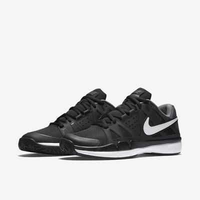 Nike Mens Air Vapor Advantage Tennis Shoes - Black/White - main image