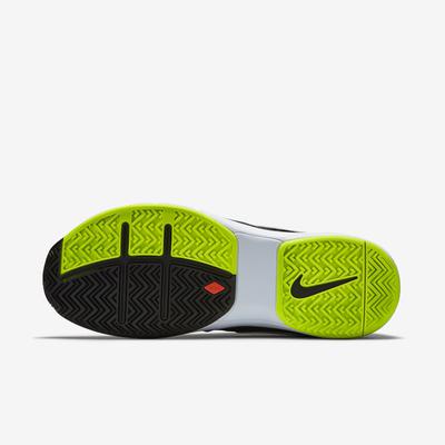 Nike Mens Air Vapor Advantage Tennis Shoes - Classic Charcoal/Volt - main image