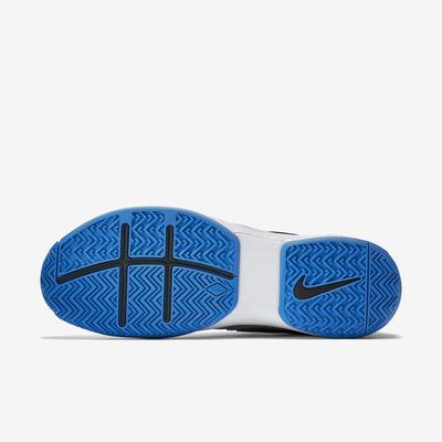 Nike Mens Air Vapor Advantage Tennis Shoes - Grey/Blue