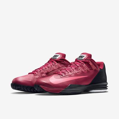 Nike Mens Lunar Ballistec Tennis Shoes - Gym Red/Black